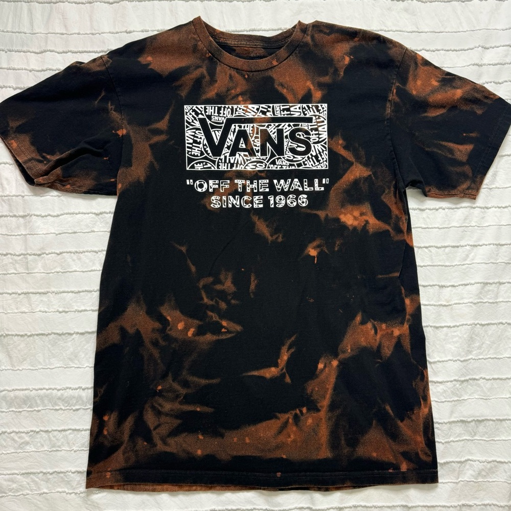 Vans Graphic Tee | Bleach Dyed